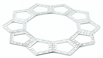 Repel and Attract: A Relationship of Complacency (Necklace - front), 2013