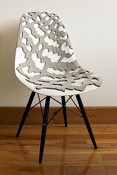 Textile Museum redesign 2012, Eames Lace Felt Chair